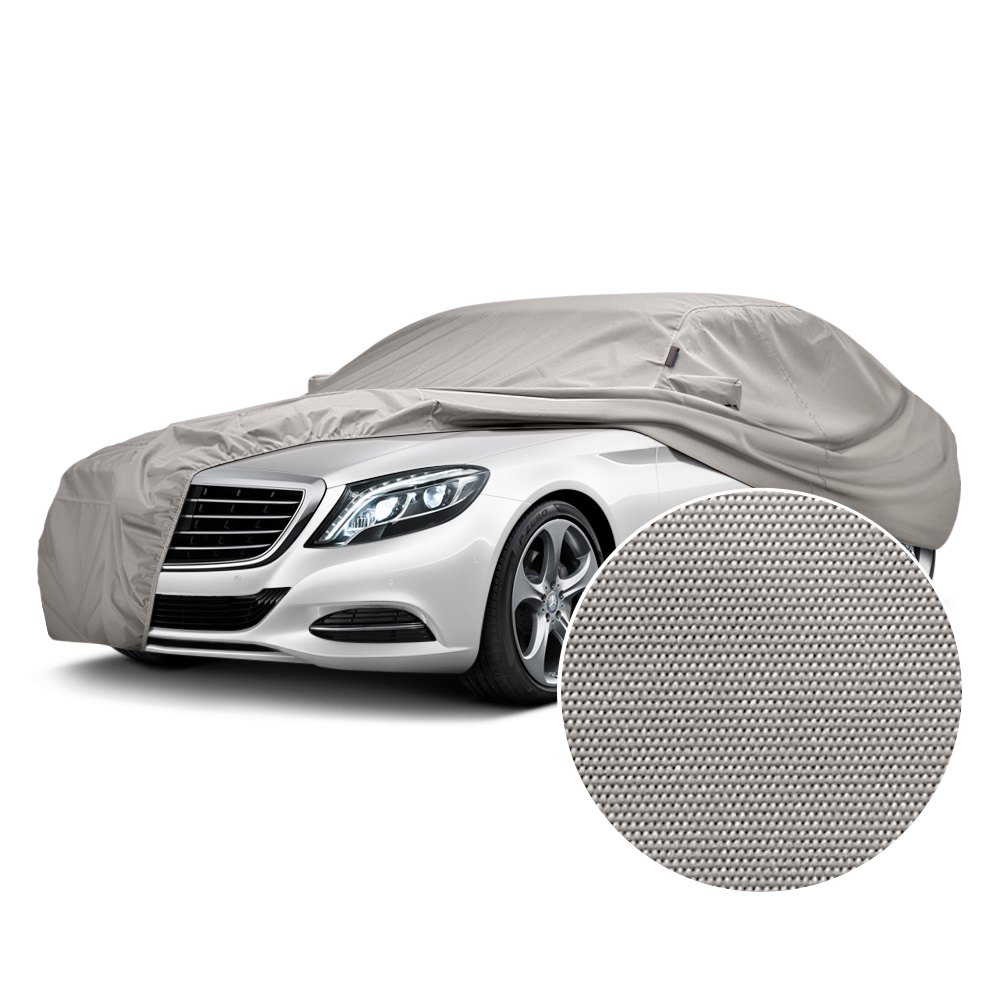 Noah Series Fabric Covercraft Custom Fit Car Cover for Audi A4 Gray 