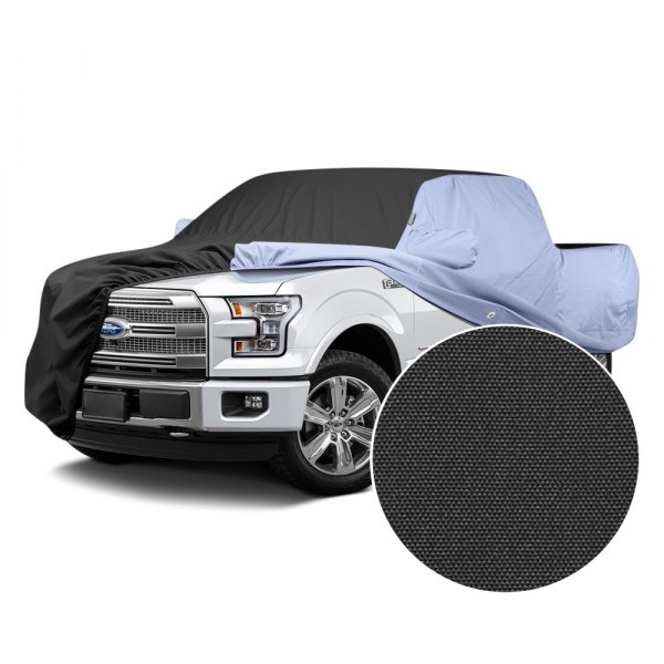  Covercraft® - WeatherShield™ HP Two-Tone Custom Car Cover with Black Center and Light Blue Sides