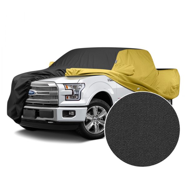  Covercraft® - WeatherShield™ HP Two-Tone Custom Car Cover with Black Center and Yellow Sides