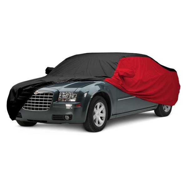  Covercraft® - WeatherShield™ HP Two-Tone Custom Car Cover with Black Center and Red Sides