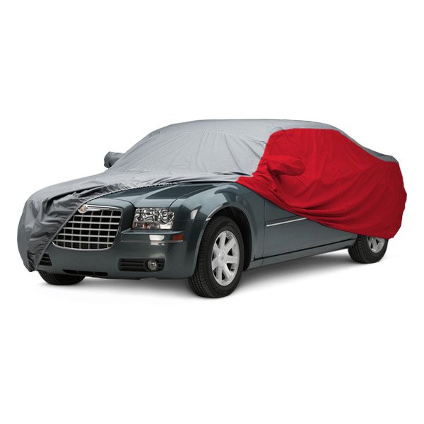  Covercraft® - WeatherShield™ HP Two-Tone Custom Car Cover with Gray Center and Red Sides