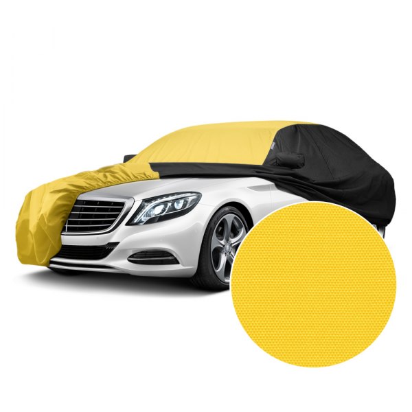  Covercraft® - WeatherShield™ HP Two-Tone Custom Car Cover with Yellow Center and Black Sides