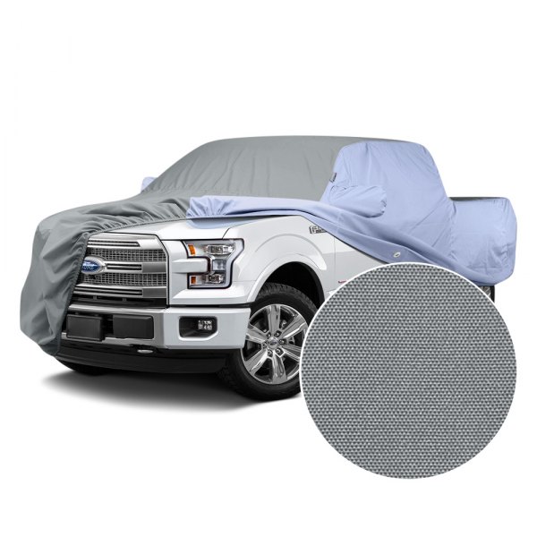  Covercraft® - WeatherShield™ HP Two-Tone Custom Car Cover with Gray Center and Light Blue Sides
