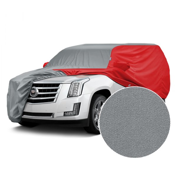  Covercraft® - WeatherShield™ HP Two-Tone Custom Car Cover with Gray Center and Red Sides