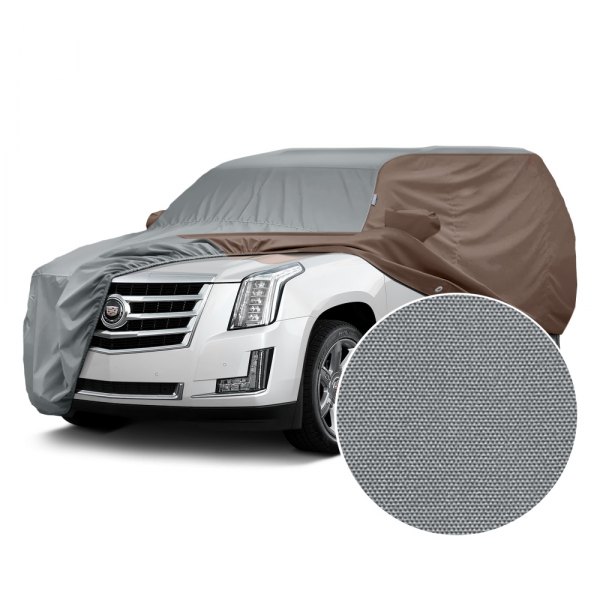  Covercraft® - WeatherShield™ HP Two-Tone Custom Car Cover with Gray Center and Taupe Sides