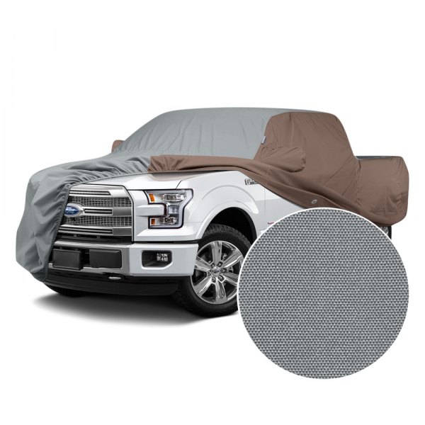  Covercraft® - WeatherShield™ HP Two-Tone Custom Car Cover with Gray Center and Taupe Sides