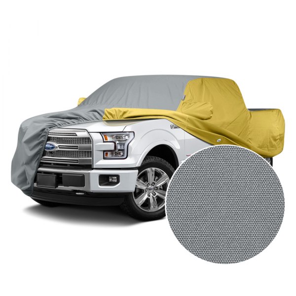  Covercraft® - WeatherShield™ HP Two-Tone Custom Car Cover with Gray Center and Yellow Sides