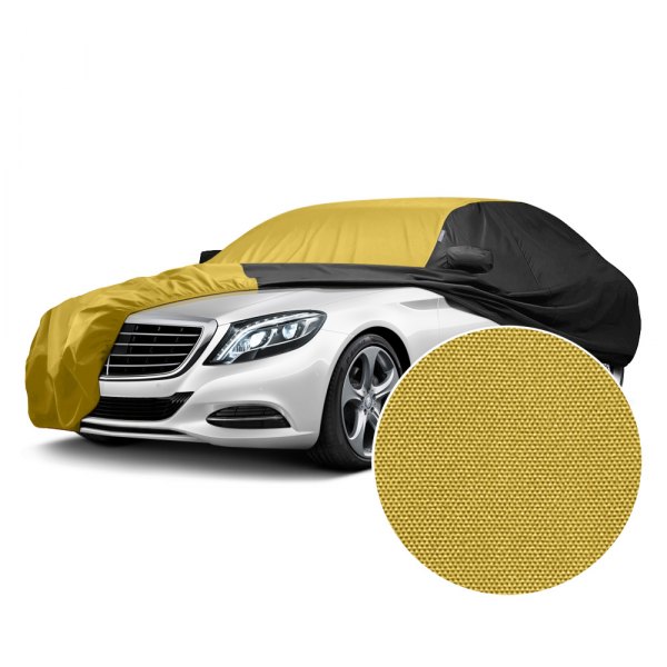 Yellow Covercraft Custom Fit Vehicle Cover for Mercedes-Benz E320 WeatherShield HP Series Fabric