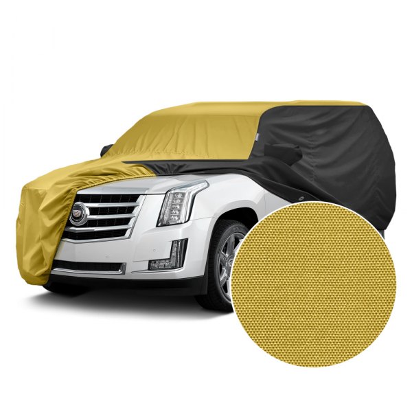  Covercraft® - WeatherShield™ HP Two-Tone Custom Car Cover with Yellow Center and Black Sides