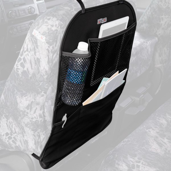 Covercraft® - SeatSaver™ Polycotton Charcoal Black Seat Back Organizer
