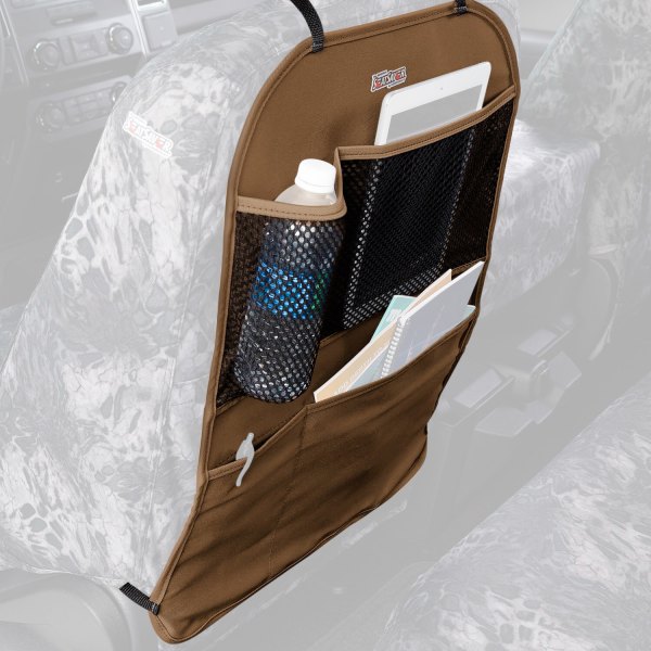Covercraft® - SeatSaver™ Polycotton Taupe Seat Back Organizer