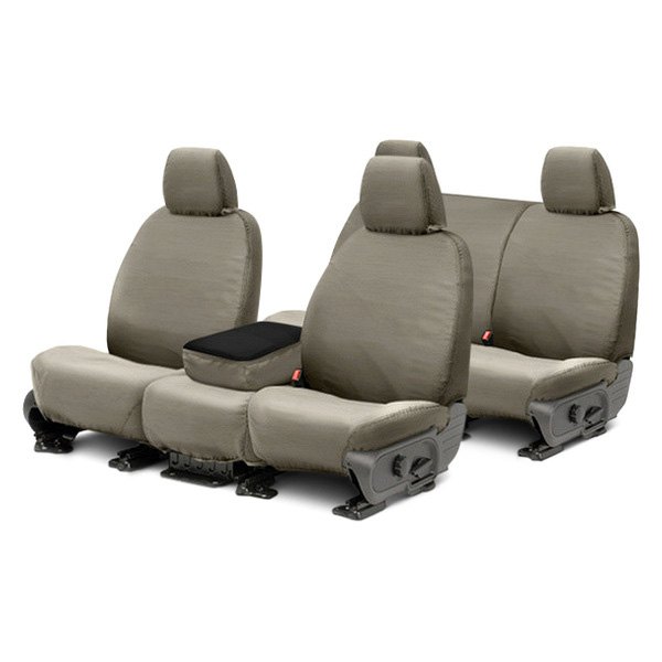 Covercraft Custom-Fit Rear-Second Seat Bench SeatSaver Seat Covers Polycotton Fabric Taupe SS8312PCTP 