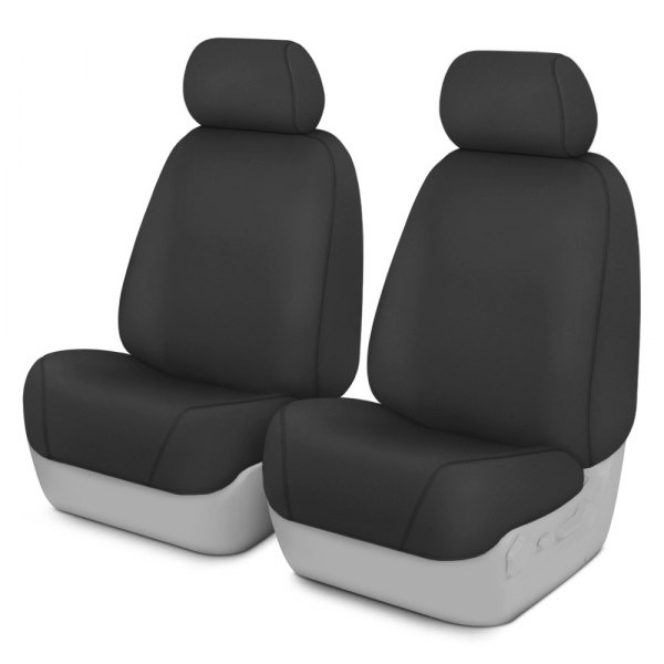  Covercraft® - SeatSaver™ Polycotton 1st Row Charcoal Custom Seat Covers