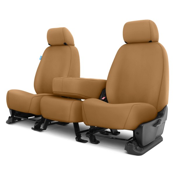 Covercraft® - SeatSaver™ Polycotton 1st Row Tan Seat Covers