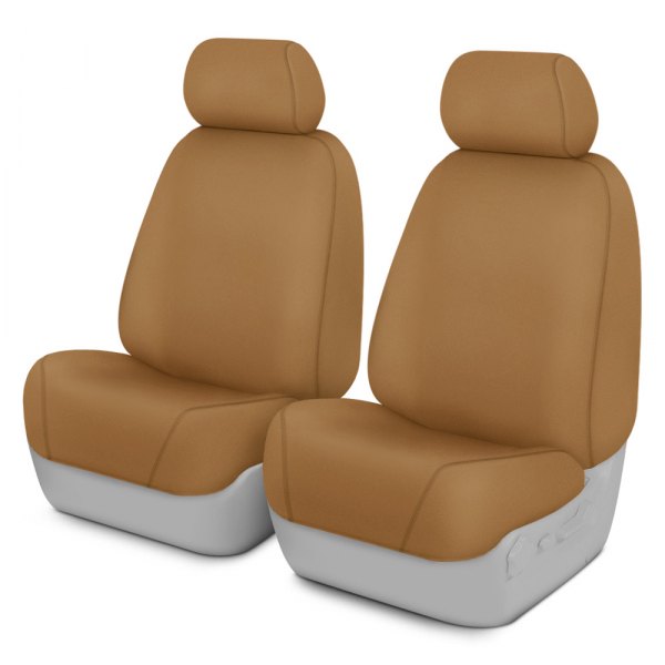  Covercraft® - SeatSaver™ Polycotton 2nd Row Tan Custom Seat Covers