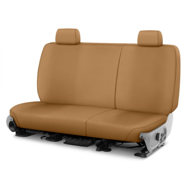  Covercraft® - SeatSaver™ Polycotton 2nd Row Tan Custom Seat Covers