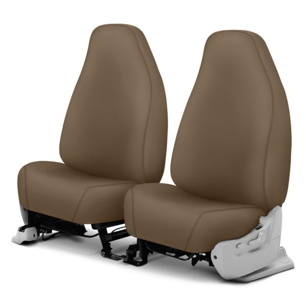  Covercraft® - SeatSaver™ Waterproof Polyester 1st Row Taupe Seat Covers