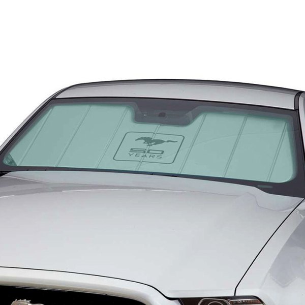  Covercraft® - UVS100™ Mustang 50th Anniversary Style Silver Heat Shield with Logo