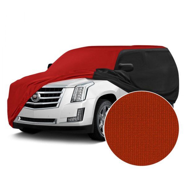  Coverking® - Satin Stretch™ Adrenaline Red with Black Custom Car Cover