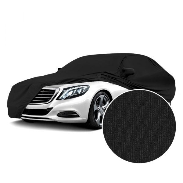 Coverking® CVC3SS95LM7001 - Satin Stretch™ Indoor Black Custom Car Cover