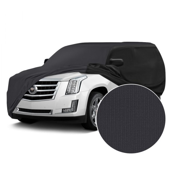  Coverking® - Satin Stretch™ Dark Gray with Black Custom Car Cover