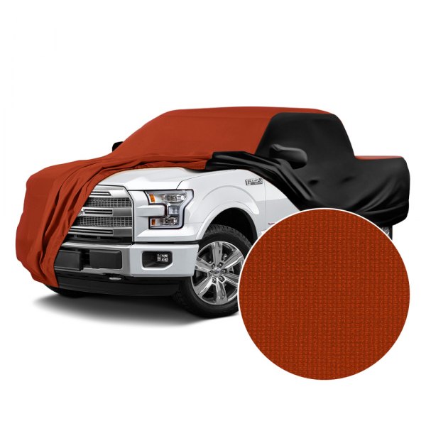  Coverking® - Satin Stretch™ Go Mango Orange with Black Custom Car Cover