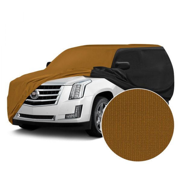  Coverking® - Satin Stretch™ Hertz Gold with Black Custom Car Cover