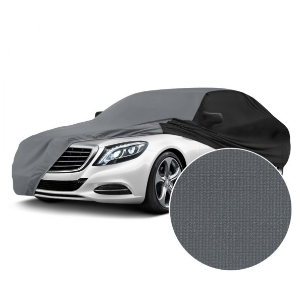  Coverking® - Satin Stretch™ Metallic Gray with Black Custom Car Cover