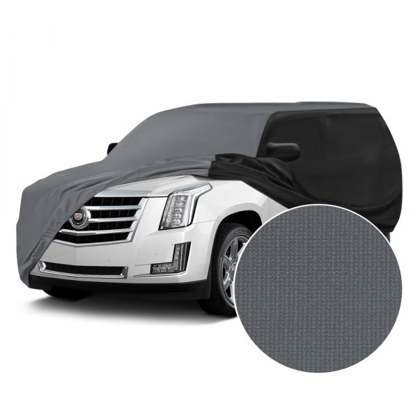  Coverking® - Satin Stretch™ Metallic Gray with Black Custom Car Cover