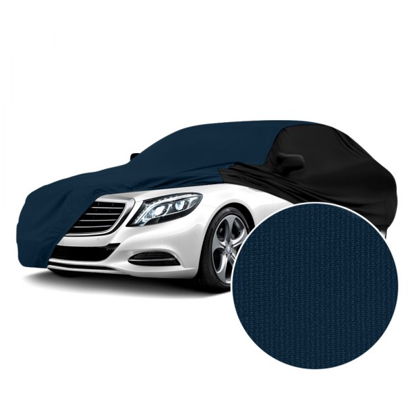  Coverking® - Satin Stretch™ Navy Blue with Black Custom Car Cover