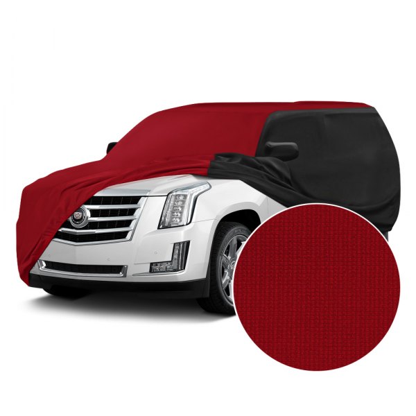  Coverking® - Satin Stretch™ Pure Red with Black Custom Car Cover