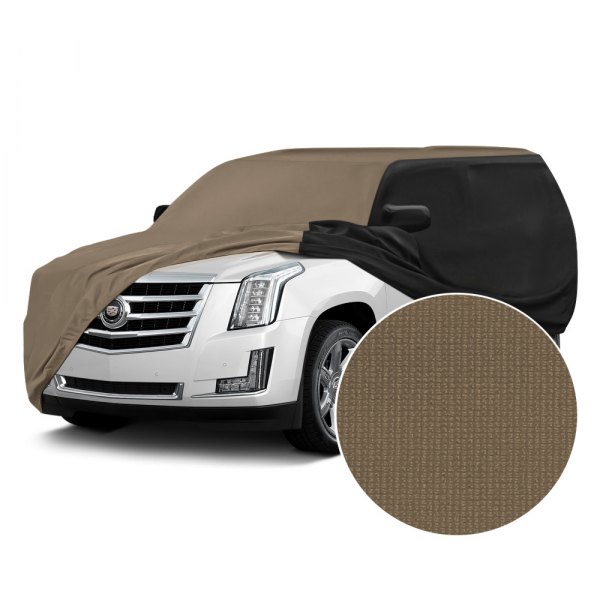  Coverking® - Satin Stretch™ Sahara Tan with Black Custom Car Cover