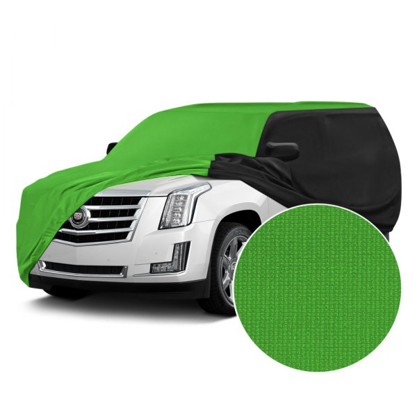  Coverking® - Satin Stretch™ Synergy Green with Black Custom Car Cover