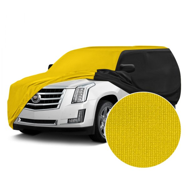  Coverking® - Satin Stretch™ Velocity Yellow with Black Custom Car Cover