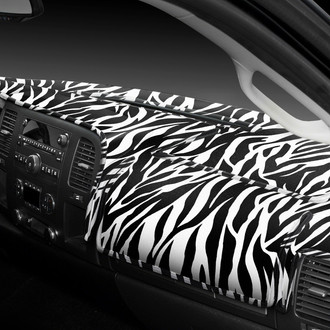 Coverking® - Designer Velour Zebra Custom Dash Cover