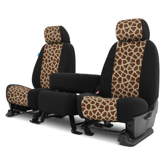 Coverking® - Designer Printed Neosupreme Animal Printed 1st Row Giraffe Custom Seat Covers