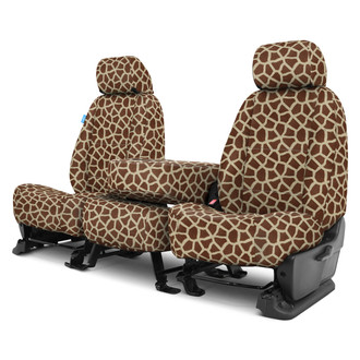 Coverking® - Designer Printed Neosupreme Animal Printed 1st Row Giraffe Custom Seat Covers
