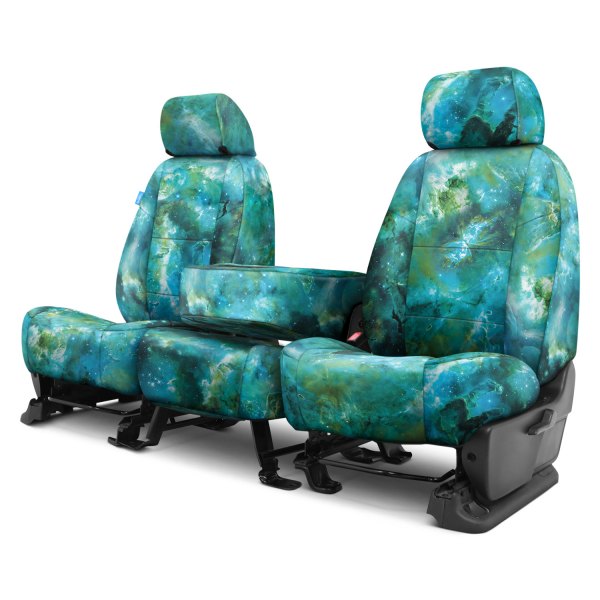 Coverking® - Designer Printed Neosupreme 2nd Row Nature Nebula Aquatic Custom Seat Covers