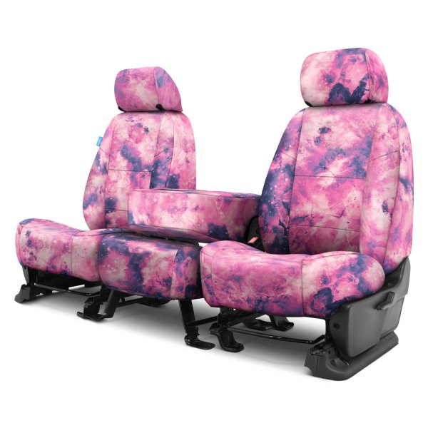 Coverking® - Designer Printed Neosupreme 1st Row Nature Nebula Blooming Custom Seat Covers