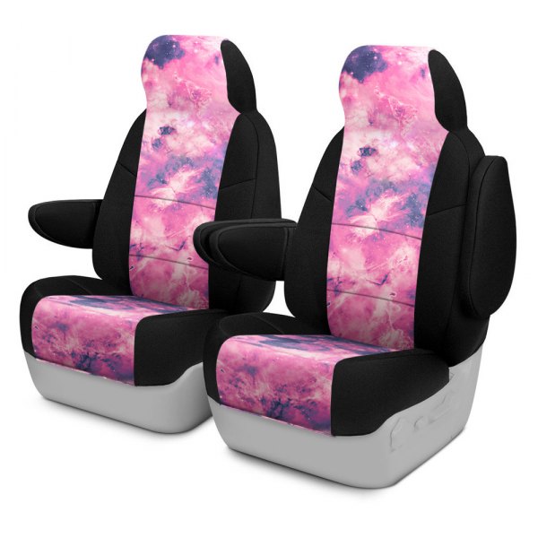 Coverking® - Designer Printed Neosupreme 3rd Row Nature Nebula Blooming Custom Seat Covers