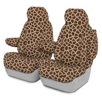Coverking® - Designer Printed Neosupreme Animal Printed 1st Row Giraffe Custom Seat Covers