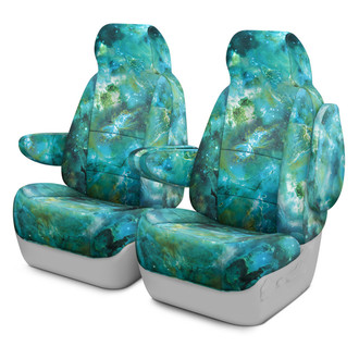 Coverking® - Designer Printed Neosupreme Nature Nebula 1st Row Aquatic Custom Seat Covers