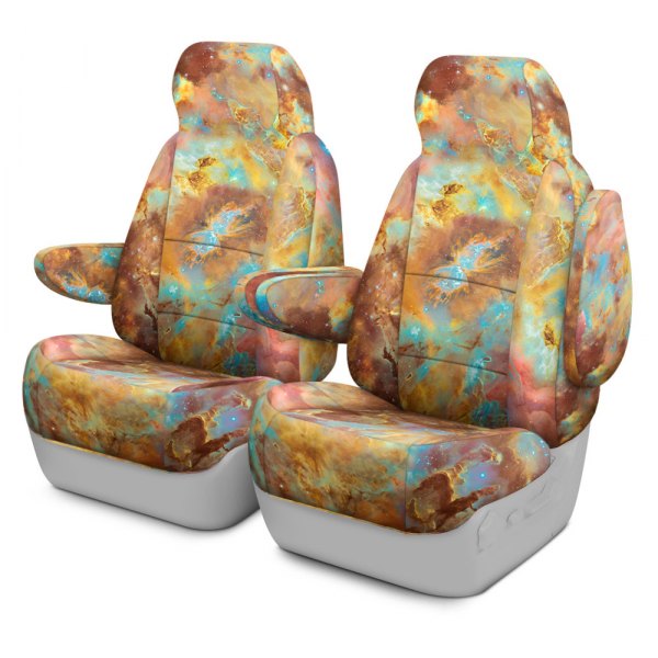 Coverking® - Designer Printed Neosupreme 3rd Row Nature Nebula Painted Custom Seat Covers