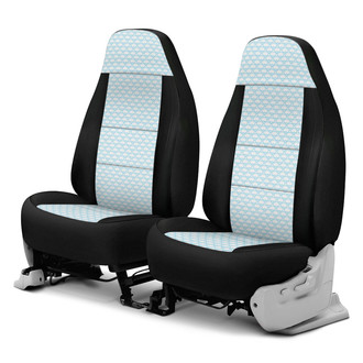 Coverking® - Designer Printed Neosupreme Overlapping Shell 1st Row Shell Sky Custom Seat Covers