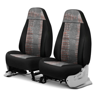 Coverking® - Designer Printed Neosupreme Animal Printed 1st Row Alligator Raptor Custom Seat Covers