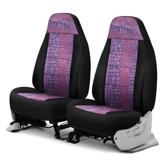 Coverking® - Designer Printed Neosupreme Animal Printed 1st Row Alligator Royal Custom Seat Covers