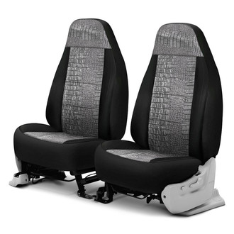 Coverking® - Designer Printed Neosupreme Animal Printed 1st Row Alligator Steel Custom Seat Covers