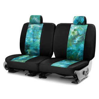 Coverking® - Designer Printed Neosupreme Nature Nebula 1st Row Aquatic Custom Seat Covers
