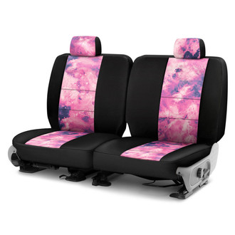 Coverking® - Designer Printed Neosupreme Nature Nebula 1st Row Blooming Custom Seat Covers