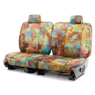 Coverking® - Designer Printed Neosupreme Nature Nebula 1st Row Painted Custom Seat Covers